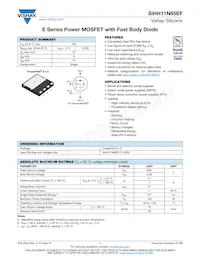 SIHH11N65EF-T1-GE3 Datenblatt Cover