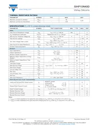 SIHP10N40D-E3 Datasheet Page 2