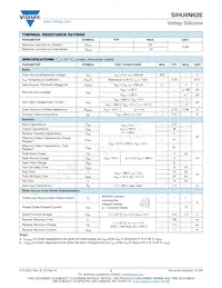 SIHU6N62E-GE3 Datasheet Page 2