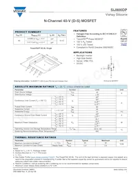 SIJ800DP-T1-GE3 Datasheet Cover