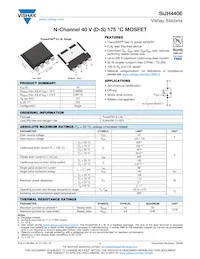 SIJH440E-T1-GE3 Datasheet Cover
