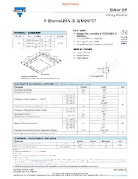 SIR401DP-T1-GE3 Datasheet Cover
