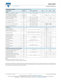 SIR410DP-T1-GE3 Datasheet Page 2