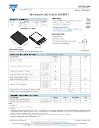 SIR624DP-T1-GE3 Datasheet Cover