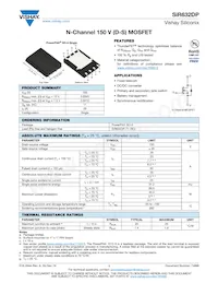 SIR632DP-T1-RE3 Datasheet Cover