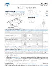 SIRA34DP-T1-GE3 Datasheet Cover