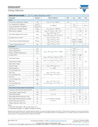 SIRA34DP-T1-GE3 Datasheet Page 2