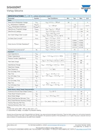 SIS435DNT-T1-GE3 Datasheet Page 2