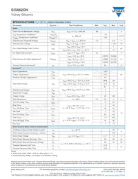 SIS862DN-T1-GE3 Datasheet Page 2