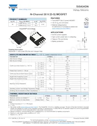 SISA34DN-T1-GE3 Datasheet Cover