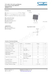 SKI07171 Datasheet Cover