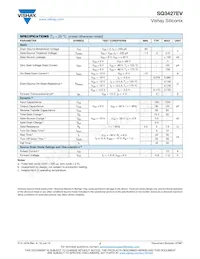 SQ3427EV-T1_GE3 Datasheet Page 2