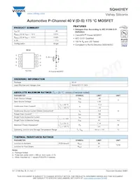 SQ4401EY-T1_GE3 Datasheet Cover