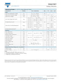 SQ4470EY-T1_GE3 Datasheet Page 2