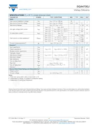 SQA470EJ-T1_GE3 Datasheet Page 2