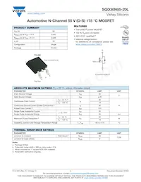 SQD30N05-20L_GE3 Datasheet Cover