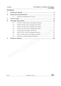 STB10N60M2 Datasheet Page 2