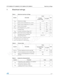 STB12NM50T4 Datasheet Page 3