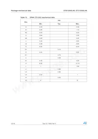 STB155N3LH6 Datasheet Page 12