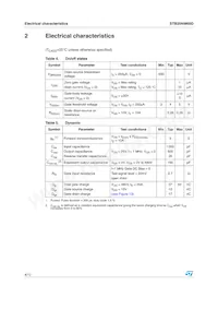 STB20NM60D Datasheet Page 4