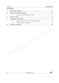 STB43N60DM2 Datasheet Page 2