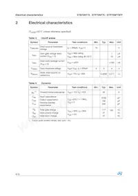 STB75NF75T4 Datasheet Page 4