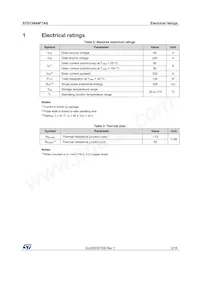 STD134N4F7AG Datasheet Page 3