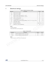 STD15P6F6AG 데이터 시트 페이지 3