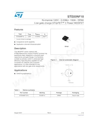 STD20NF10T4 Cover