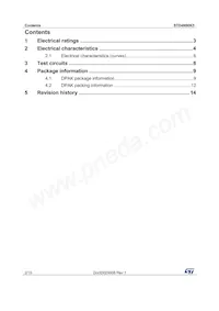 STD4N90K5 Datasheet Page 2