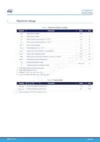 STD6N62K3 Datasheet Pagina 2