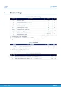 STD7N90K5 Datasheet Page 2