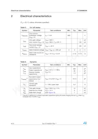 STD9NM50N Datasheet Page 4