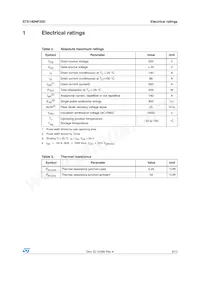 STE140NF20D Datasheet Page 3