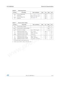 STE140NF20D Datasheet Page 5