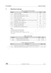 STF3LN80K5 Datasheet Page 3