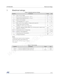 STF5N105K5 Datasheet Page 3