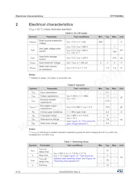 STF5N60M2 Datasheet Page 4