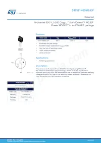 STFI11N60M2-EP Datasheet Cover