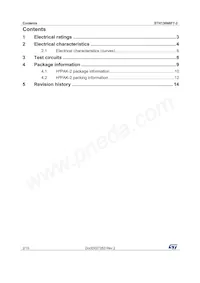 STH130N8F7-2 Datasheet Page 2