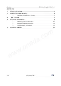 STH140N6F7-2 Datasheet Page 2