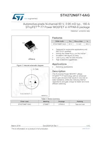 STH272N6F7-6AG Datasheet Cover