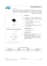 STH300NH02L-6 Datasheet Cover