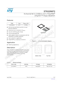 STK22N6F3 Datasheet Copertura