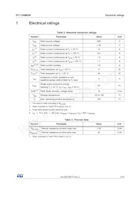 STL13NM60N 데이터 시트 페이지 3