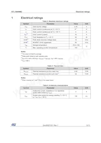 STL16N60M2 Datasheet Page 3