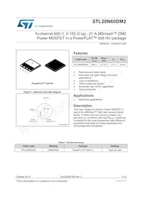 STL28N60DM2 Datenblatt Cover