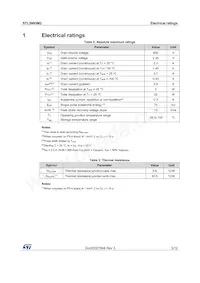 STL3N65M2 Datasheet Page 3