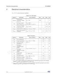 STL4N80K5 Datasheet Page 4