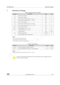 STL60P4LLF6 Datasheet Page 3